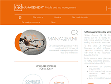 Tablet Screenshot of gr-management.com